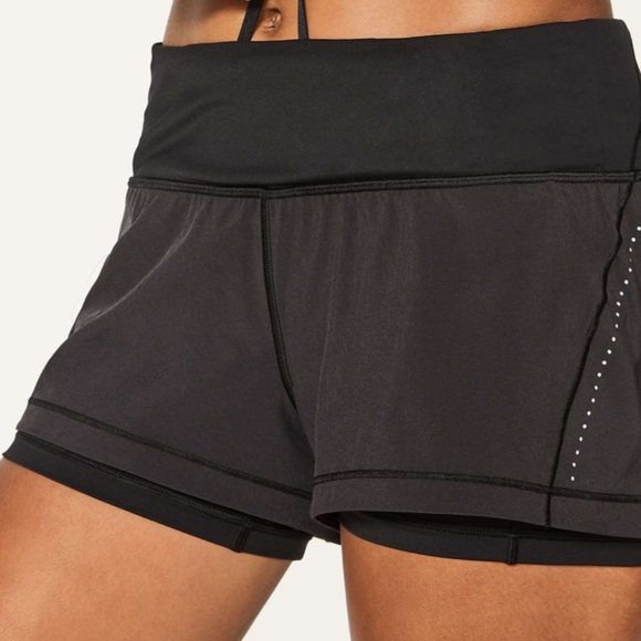 Lululemon Break Free Shorts size 2 Black - Picture 2 of 8